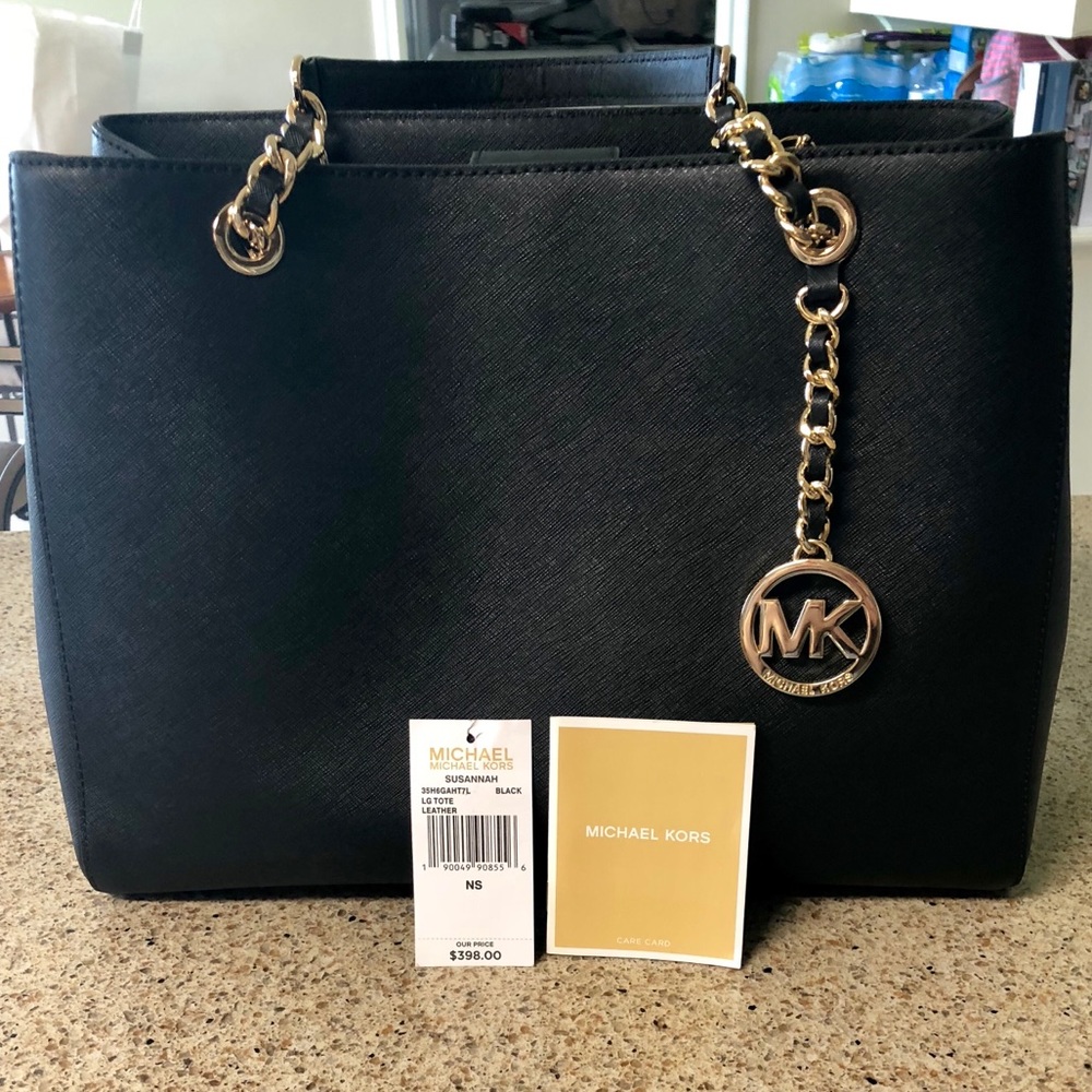 ‼️SOLD‼️MICHAEL KORS SAFFIANO SUSANNAH LARGE BAG